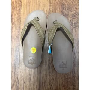 Kids Phantom Reef Flip Flops - Brown Size 4/5 NWT
